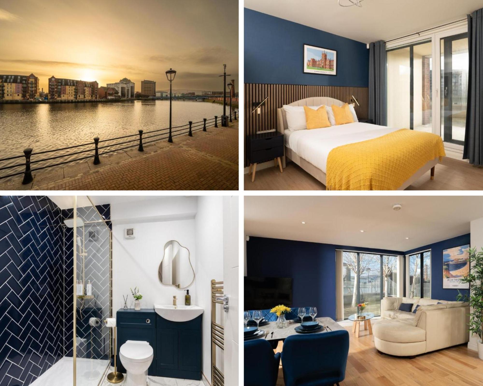 River Side Apartment, City Centre - Beautiful View And Free Parking! Belfast Exteriér fotografie